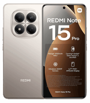 Xiaomi Redmi Note 15 Pro 4G 8GB RAM 256GB Black