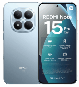 Xiaomi Redmi Note 15 Pro 5G 12GB RAM 512GB Blue